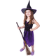 Dječji kostim vještica ljubičasta sa šeširom (M)