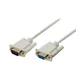 Nedis Serijski kabel / 9-pinski vtič D-SUB - 9-pinska vtičnica D-SUB/ slonova kost/ v razsutem stanju/ 2 m