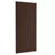 vidaXL Strešni panel 12 pcs Rjava 100 x 45 cm Pocinkano jeklo