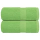 Vidaxl Brisače za umivanje FROGN 2 kosa jabolčno zelene 30x30 cm 360 g/m2
