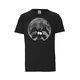 LOGOSHIRT Majica Looney Tunes - Coyote Mond črna