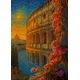 Plakat Rim v slogu Van Gogha 30x40 cm