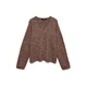 VERO MODA Pulover VMBERRY rjava