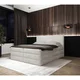 MID.YOU POSTELJA BOXSPRING 160 cm x 200 cm , les, tekstil, leseni material bela