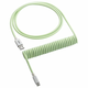 CableMod Classic Coiled Keyboard Cable USB-C zu USB Typ A, Lime Sorbet - 150cm CM-CKCA-CW-LGW150LGW-R