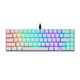 MECHANICAL GAMING KEYBOARD Motospeed CK67 RGB (white)