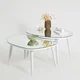 Hanah Home Set klub stolova Gusto, 2 komada, Beli