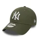 New Era 940 League Essential NY Yankees Cap new olive/optic white Gr. Uni