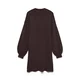 VERO MODA Pletena obleka VMNANCY temno rjava