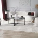 Hanah Home Klub sto Sun S408 94x35x64cm Crni