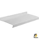 Zunanja okenska polica Standard 25 - aluminij bela RAL 9016 lakirano 70 mm
