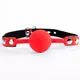 Kugla za usta | Red silicone ball gag leopard