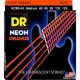 Set strun za 5-strunsko električno bas kitaro Neon Orange NOB5-45 DR Strings