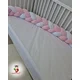 Bubamara037 Pletenica za krevetac, Trostruka, 120cm, Roze-plava