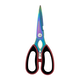 Kitchen scissors with soft touch handles, 21 cm, Rainbow - Grunwerg