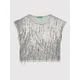 United Colors Of Benetton Bluza 3KG8C102A Siva Regular Fit