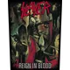 Slayer Reign In Blood Našitek za šivanje 36 x 30 cm
