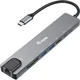 EQU USB-C 8v1 večfunkcijski adapter