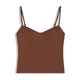 Bershka Top rjava