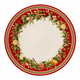 Rdeče-bel porcelanast božični krožnik Winter Bakery Delight Villeroy&Boch, o 27 cm