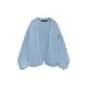 Vero Moda Pletena jopica Maybe 10273101 Svetlo modra Oversize