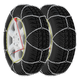 VIDAXL snežne verige za avtomobilske pnevmatike KN60 (9mm), 2 kosa