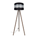 Podna lampa CORAL 1xE27/60W/230V smeđa/crna/hrom