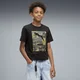 PUMA Sport Camo Graphic Tee Youth, Kids, Black, 15-16Y