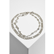 Layered necklace - silver colors
