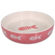 Magic cat MIŠKA MAGIC CAT keramická potisk ryba růžová 13 cm 0.26 l