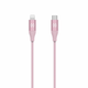 CELLY USB-C - lightning kabl/ pink