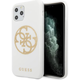 Guess iPhone 11 Pro Max White Hard Case Glitter 4G Circle Logo (GUHCN65TPUWHGLG)
