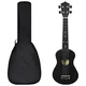 Vidaxl Otroški ukulele soprano s torbo črn 23