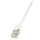 LogiLink RJ45 omrežni kabel CAT 6U S /FTP [1x RJ45 konektor - 1x RJ45 konektor] 3 m bela LogiLink