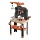 Pracovný stôl s mechanickým žeriavom Bricolo Builder Workbench Smoby so skladacím autíčkom a vŕtačkou 92 doplnkov 102 cm výška od 3 rokov SM360741