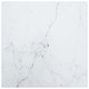 Greatstore Mizna plošča črna 30x30 cm 6 mm kaljeno steklo z marmorjem