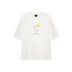 Pull&Bear Majica rumena/svetlo siva/črna/bela