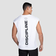 GymBeam Discipline Tanktop White
