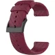GS Silikonski pašček za Suunto 9 24 mm - vinsko rdeč