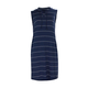 VIVID Obleka temno modra/bela