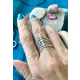 Masivan srebrni prsten Miss P276
