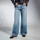 Wide leg farmerke
