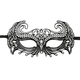 Kovinska maska Venetian, črna
