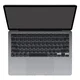 APPLE MacBook Air M2, 8GB, 512GB SSD (MLXX3ZE/A), Space Grey