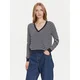 Tommy Jeans Pulover Essential DW0DW19888 Mornarsko modra Regular Fit