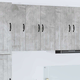 Vidaxl Kuhinjski element Betonsko siva 30 x 31 x 80 cm Konstruiran les