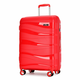 Bontour Flow kovček s 4 kolesi in TSA ključavnico, velikosti L, rdeče barve