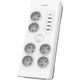 Philips Prenapetostna zaščita SPN7060WA/60, bela, 2 m