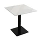 shumee Miza za kavarne in restavracije, vodoodporna HPL 12 mm 70x70 cm Calacatta Olympus