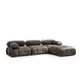 Atelier del Sofa Tabure 95x95x45cm, Sivo